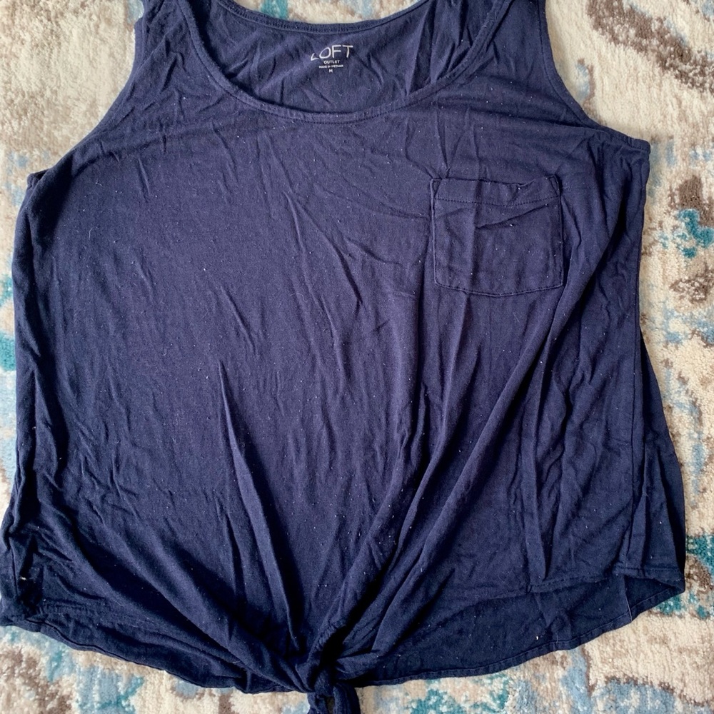 Loft Tank Top with Knot